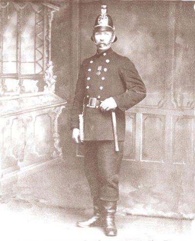 William Parsons in his fire brigade uniform c1900
