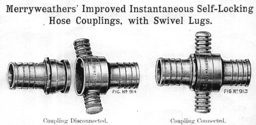 Merryweather instantaneous couplings