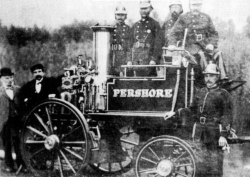 Pershore's Shand Mason Steam Fire Engine