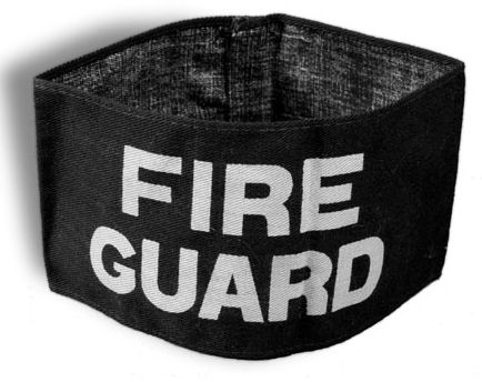 Fire Guard's armband